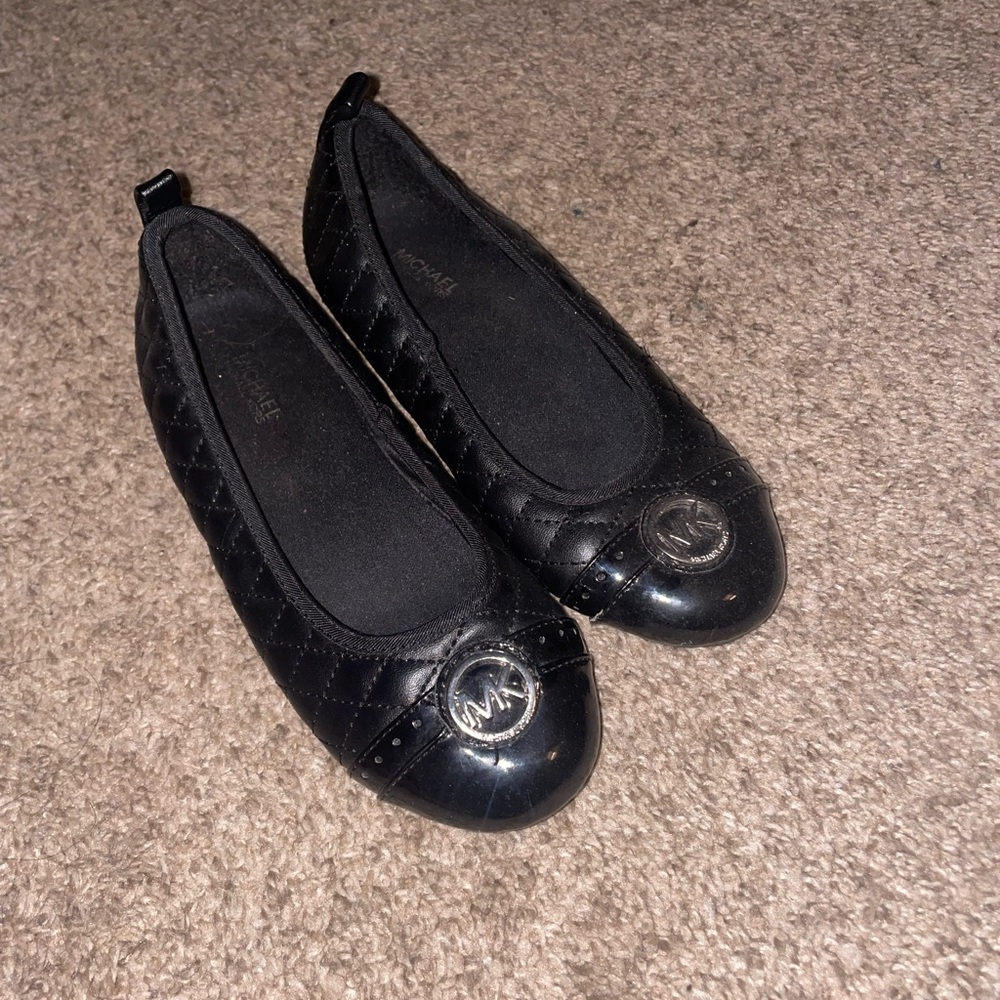 Michael Kors Black Quilted Loafers